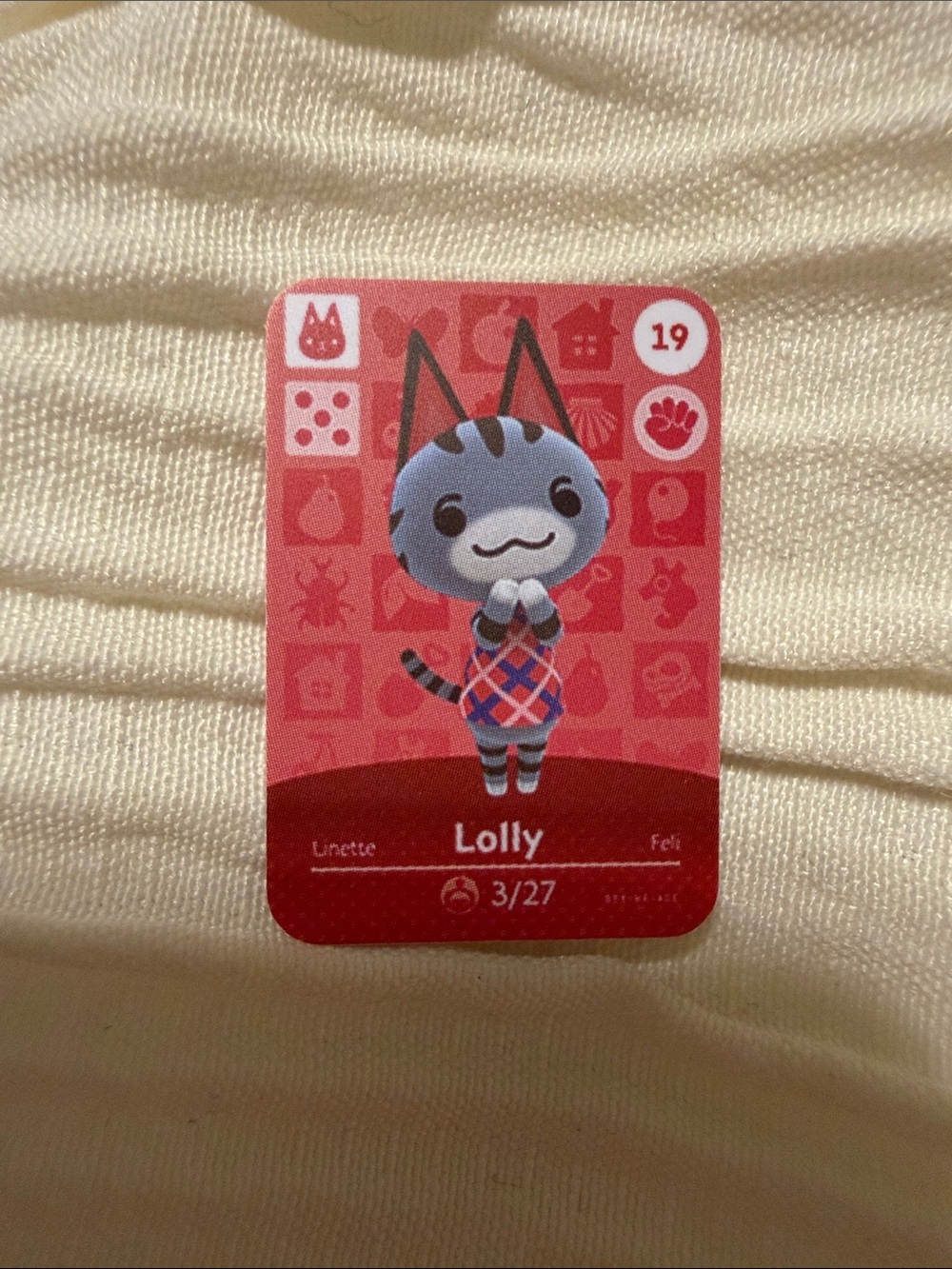Lolly Animal Crossing Amiibo Card Unofficial Villager NFC